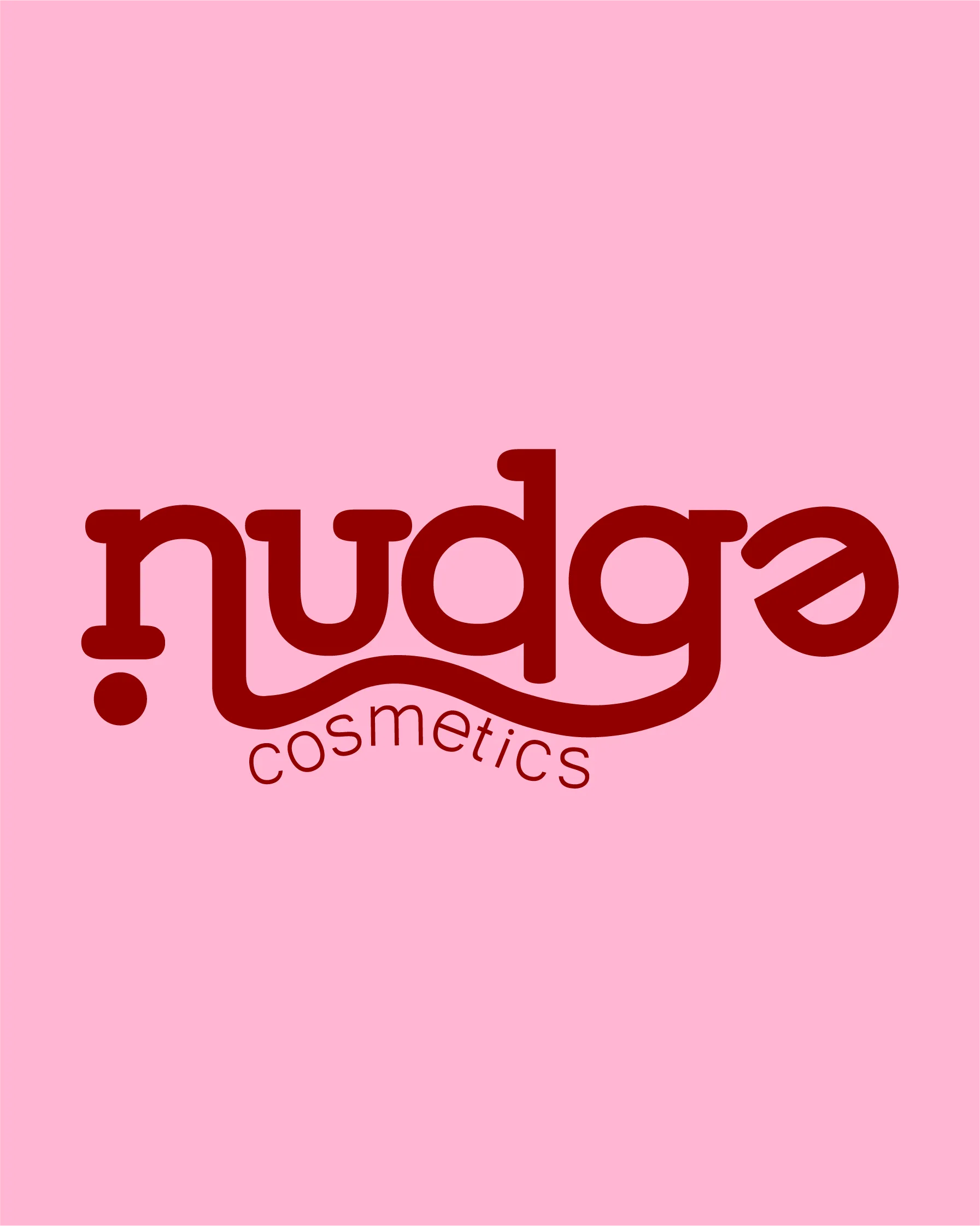 Nudge Logo Pink Red